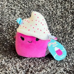 NWT Micromallow Nicota Th Dragonfruit drink Squishmallows Squishville food plush